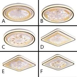 Designer Touch Decorative Intelligent Ceiling Fan With Light Stepless Dimming Decoration