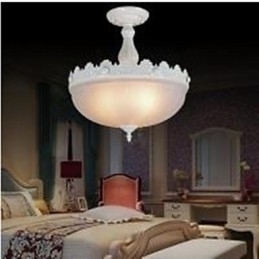 Designer Touch Decorative Flush Mount Traditional Classic Vintage Retro Metal