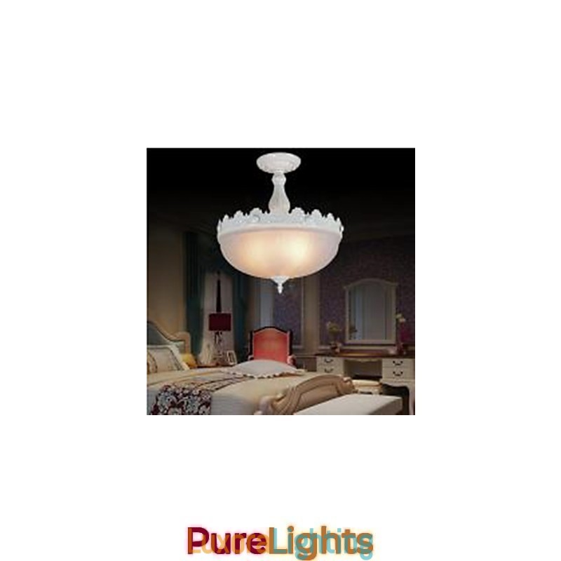 Designer Touch Decorative Flush Mount Traditional Classic Vintage Retro Metal