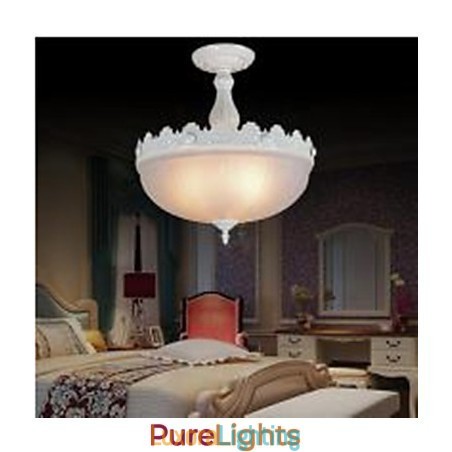 Designer Touch Decorative Flush Mount Traditional Classic Vintage Retro Metal