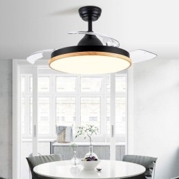 Designer Touch Decorative Modern Inverter Ceiling Fan Light Remote Control Ceiling Lamp Tricolor Dimming
