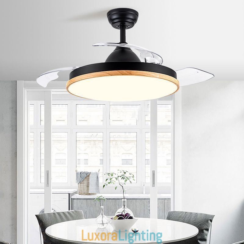 Designer Touch Decorative Modern Inverter Ceiling Fan Light Remote Control Ceiling Lamp Tricolor Dimming