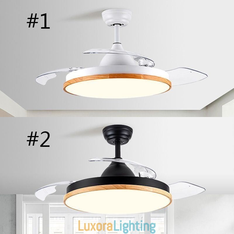 Designer Touch Decorative Modern Inverter Ceiling Fan Light Remote Control Ceiling Lamp Tricolor Dimming
