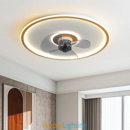 Designer Touch Decorative Macaron Ceiling Fan Light Remote Control Decor Ventilateur