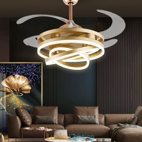 Designer Touch Decorative Creative Inverter Fan Chandelier Fan Light