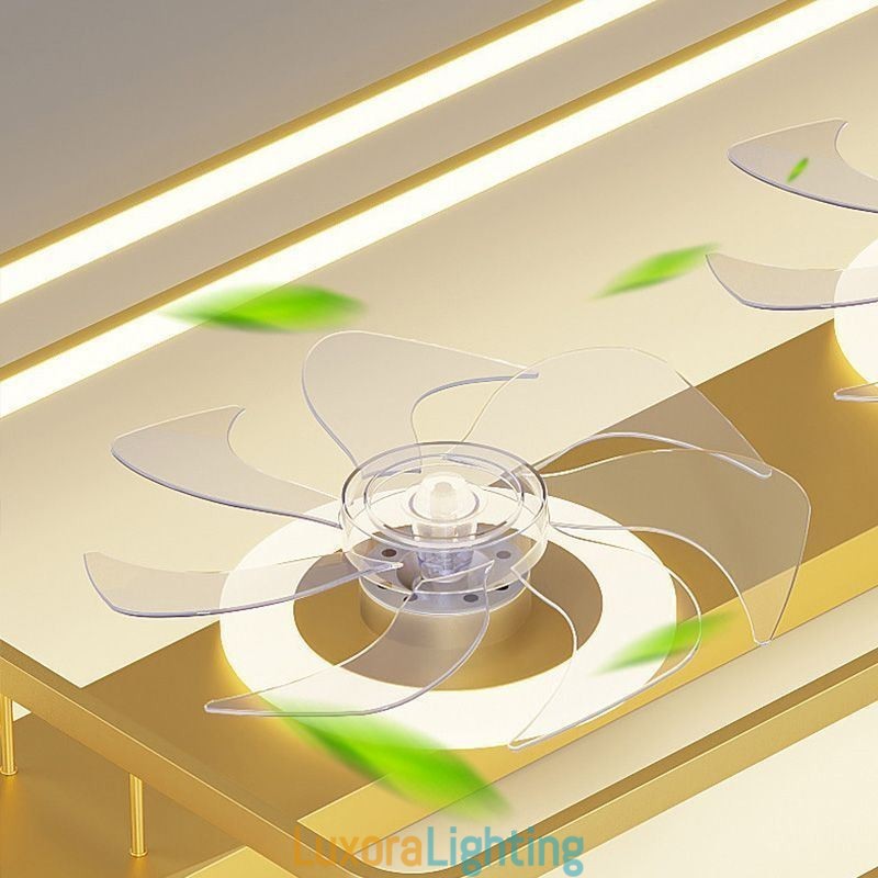 Designer Touch Decorative Modern Flush Mount Ceiling Fan With Lights Remote Control