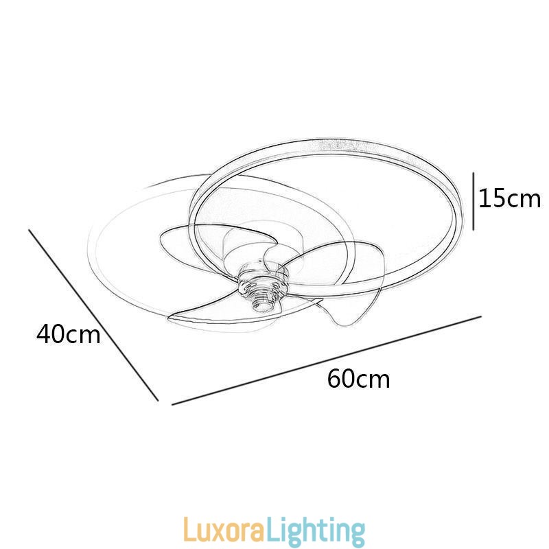 Designer Touch Decorative Ceiling Fan Lamp Modern Art Deco Lighting Fixtures