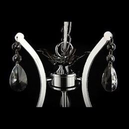 Designer Touch Decorative Crystal Chandelier with 3 Lights in Metal