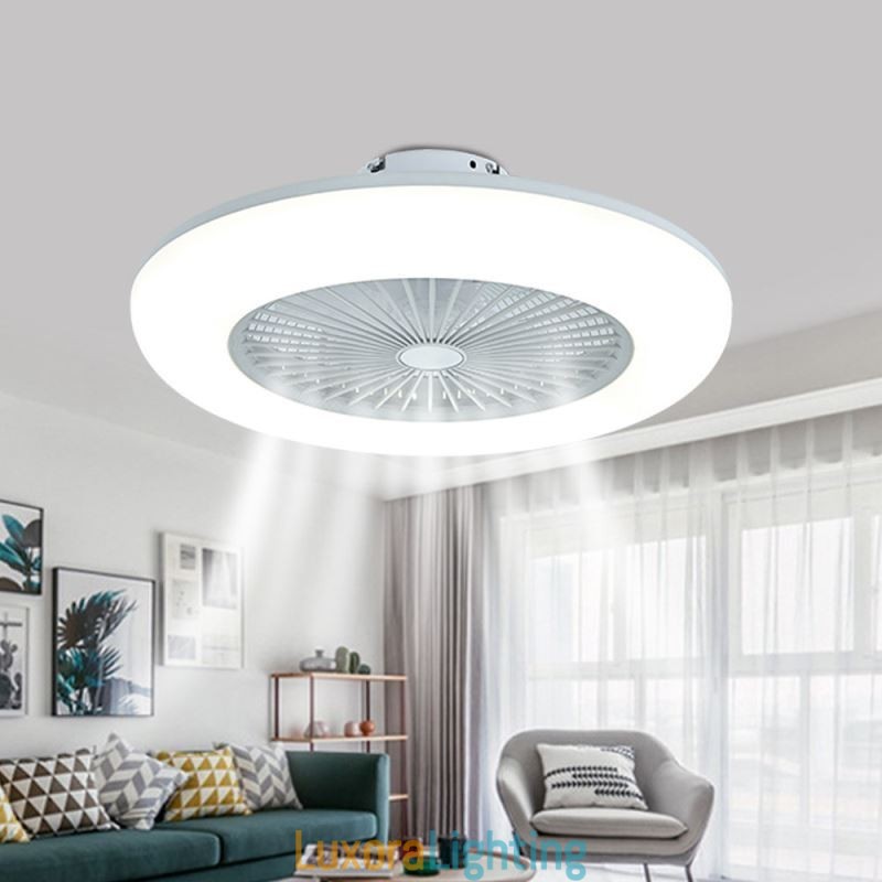 Designer Touch Decorative Fan Ceiling Light Trichromatic Dimming with Remote Control 3 Speed