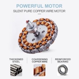 Designer Touch Decorative Fan Ceiling Light Trichromatic Dimming with Remote Control 3 Speed