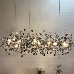 Designer Touch Decorative Modern Minimalist Chandelier Stainless Steel