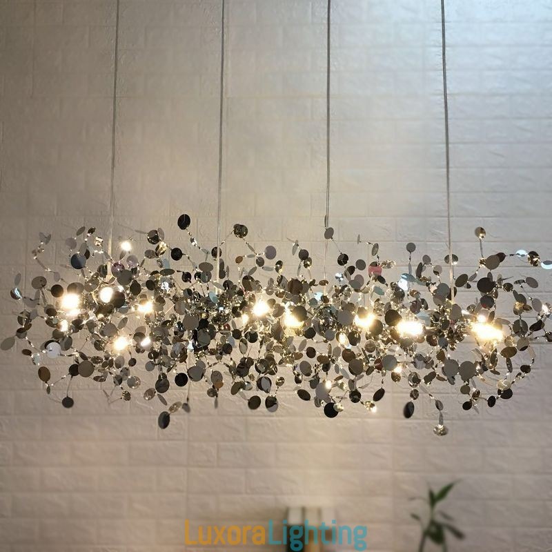 Designer Touch Decorative Modern Minimalist Chandelier Stainless Steel