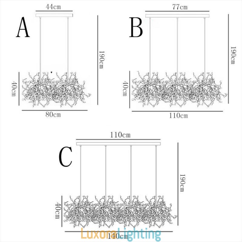 Designer Touch Decorative Modern Minimalist Chandelier Stainless Steel