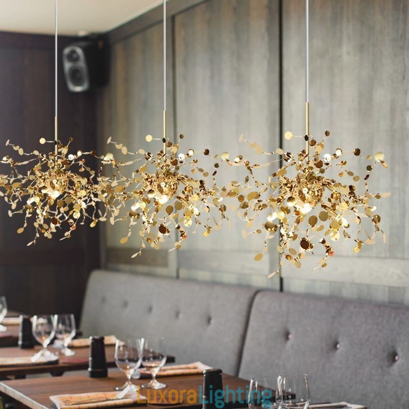 Designer Touch Decorative Modern Minimalist Chandelier Stainless Steel