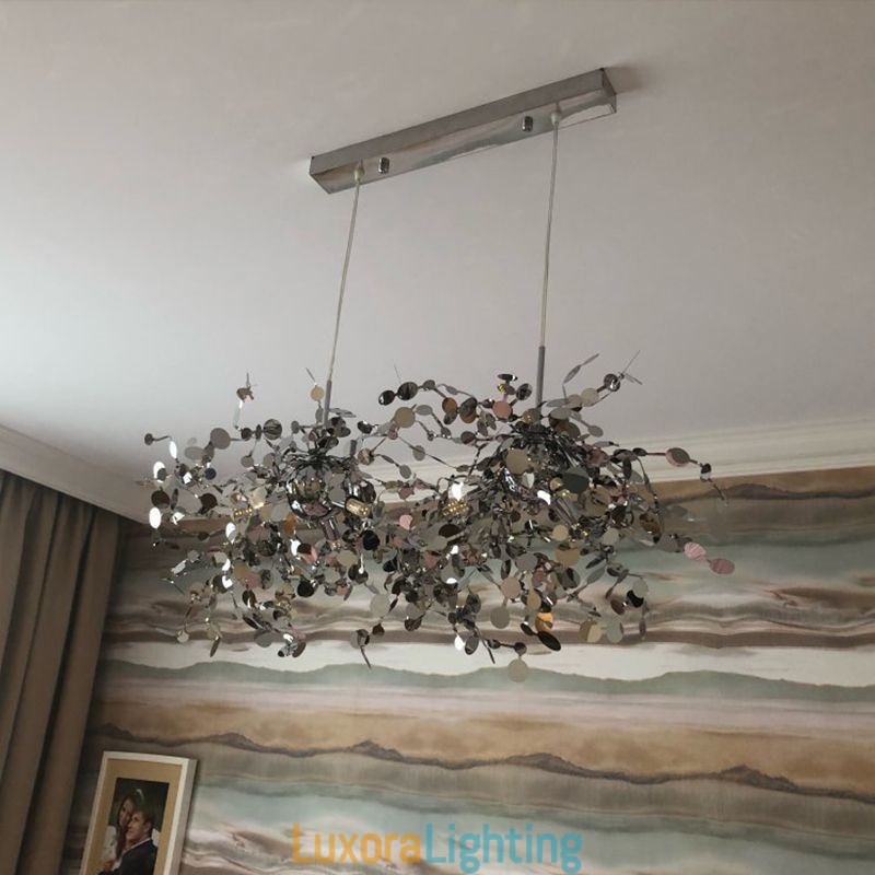 Designer Touch Decorative Modern Minimalist Chandelier Stainless Steel