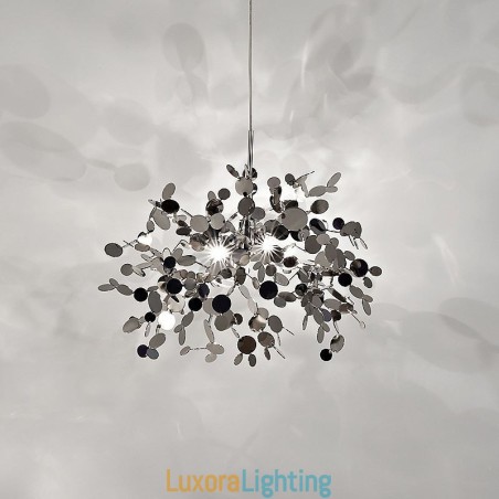 Designer Touch Decorative 3 Lights Chandelier Light Stainless Steel Pendant Lighting Ceiling Light Fixture