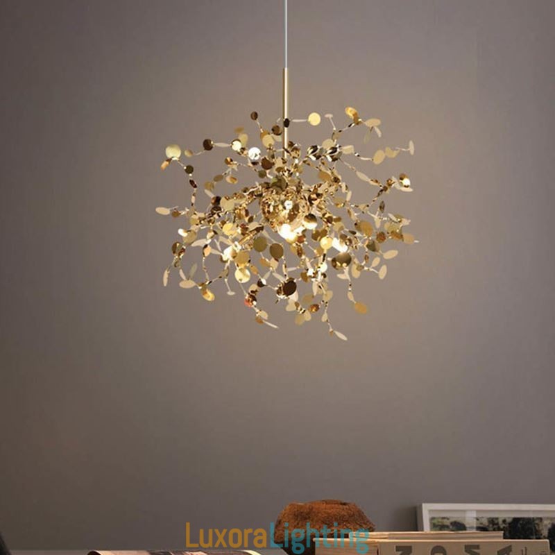 Designer Touch Decorative 3 Lights Chandelier Light Stainless Steel Pendant Lighting Ceiling Light Fixture