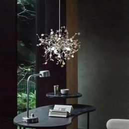 Designer Touch Decorative 3 Lights Chandelier Light Stainless Steel Pendant Lighting Ceiling Light Fixture