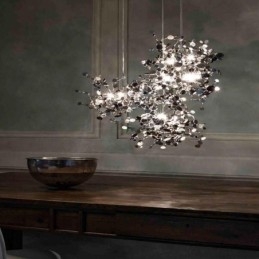 Designer Touch Decorative Sequin Chandelier Stainless Steel Pendant Lighting Dining