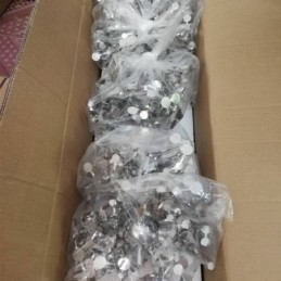 Designer Touch Decorative Sequin Chandelier Stainless Steel Pendant Lighting Dining