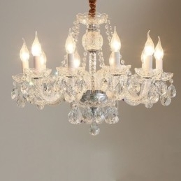 Designer Touch Decorative Transparent Crystal Chandelier European Luxury Decrative Ceiling Light