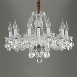 Designer Touch Decorative Transparent Crystal Chandelier European Luxury Decrative Ceiling Light