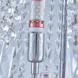 Designer Touch Decorative Retro Crystal Chandelier American Luxury Crystal Ceiling Light With 18 Lights