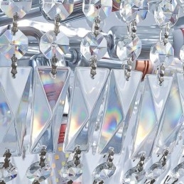 Designer Touch Decorative Retro Crystal Chandelier American Luxury Crystal Ceiling Light With 18 Lights