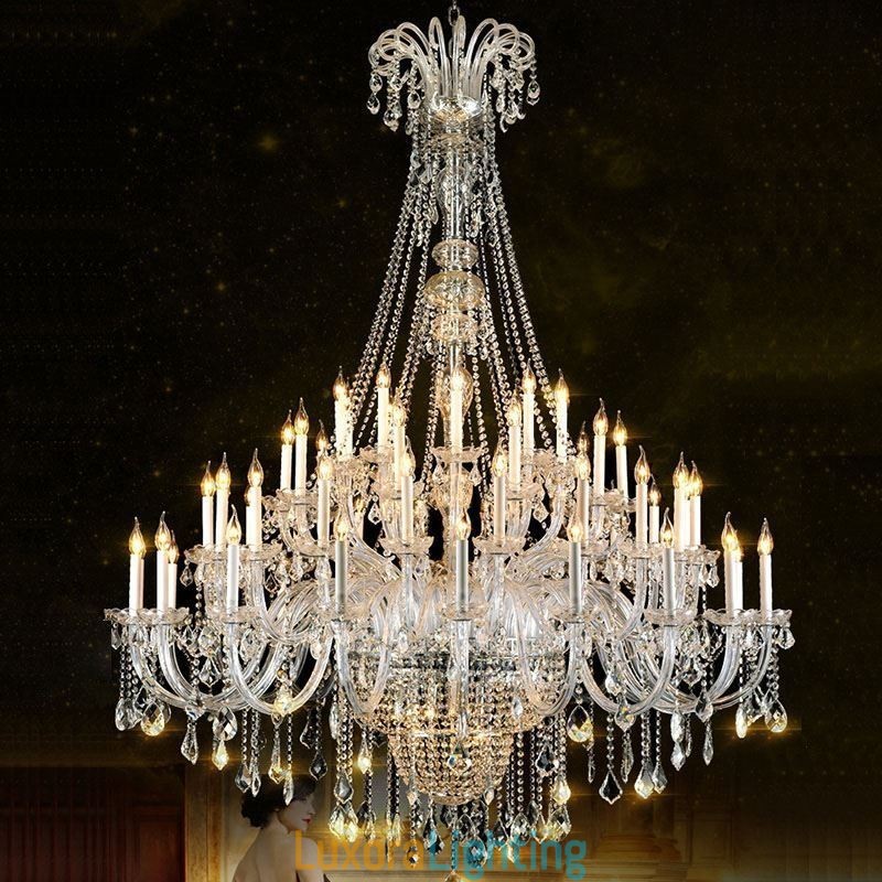 Designer Touch Decorative European Crystal Chandelier Crystal Decoration Ceiling Light With 65 Lights