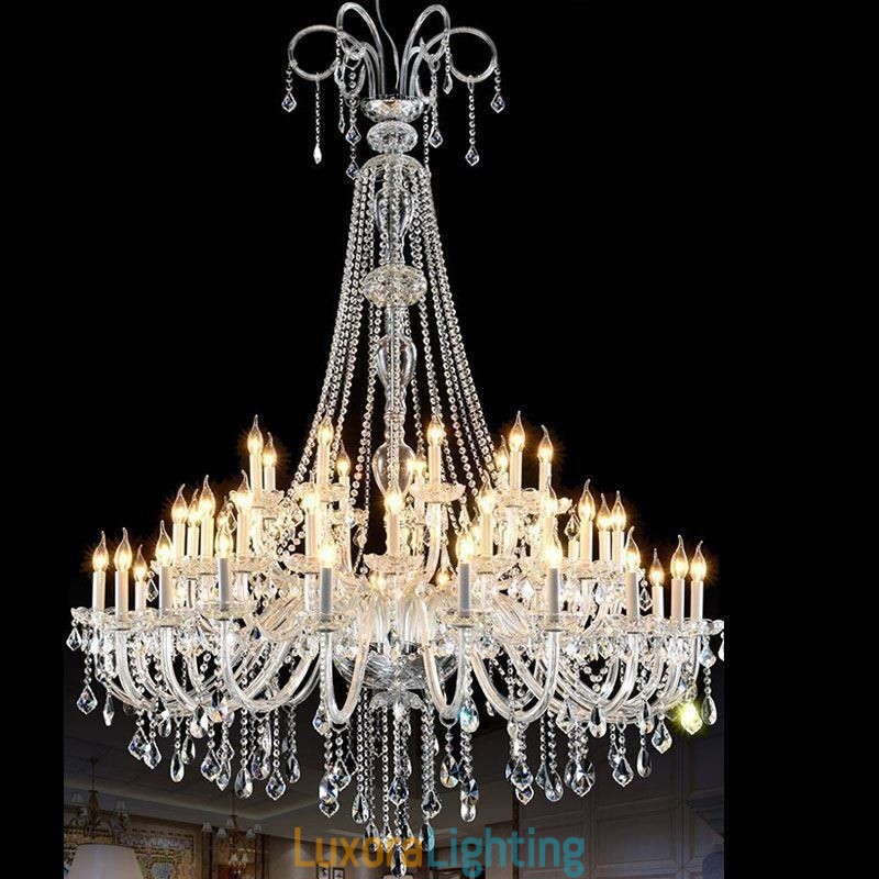 Designer Touch Decorative European Crystal Chandelier Crystal Decoration Ceiling Light With 65 Lights