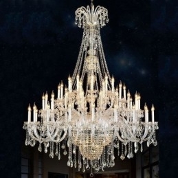 Designer Touch Decorative European Crystal Chandelier Crystal Decoration Ceiling Light With 65 Lights