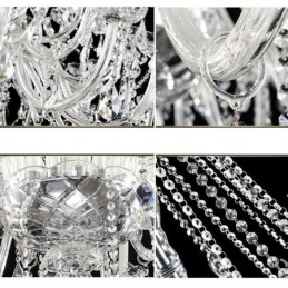 Designer Touch Decorative European Crystal Chandelier Crystal Decoration Ceiling Light With 65 Lights