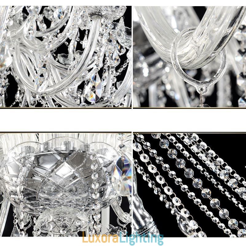 Designer Touch Decorative European Crystal Chandelier Crystal Decoration Ceiling Light With 65 Lights