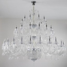 Designer Touch Decorative European Crystal Chandelier Decoration Ceiling Light With 50 Lights