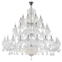 Designer Touch Decorative European Crystal Chandelier Decoration Ceiling Light With 50 Lights
