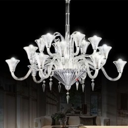 Designer Touch Decorative European Crystal Chandelier Decoration Ceiling Light With 18 Lights