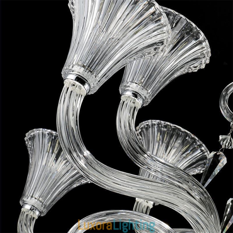 Designer Touch Decorative European Crystal Chandelier Decoration Ceiling Light With 18 Lights