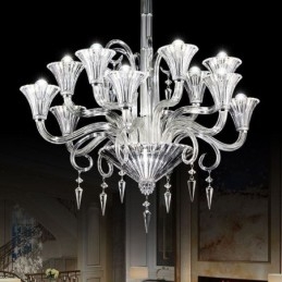 Designer Touch Decorative European Crystal Chandelier Decoration Ceiling Light With 12 Lights