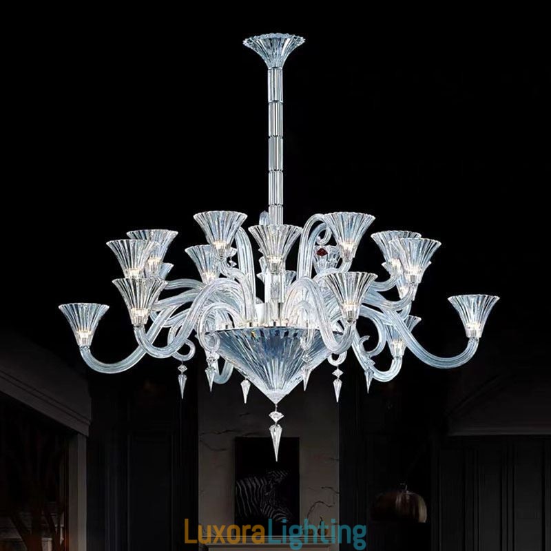 Designer Touch Decorative European Crystal Chandelier Decoration Ceiling Light With 12 Lights