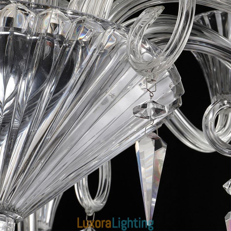 Designer Touch Decorative European Crystal Chandelier Decoration Ceiling Light With 12 Lights