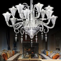 Designer Touch Decorative European Crystal Chandelier Decoration Ceiling Light With 12 Lights