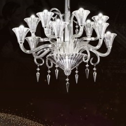 Designer Touch Decorative European Crystal Chandelier Decoration Ceiling Light With 12 Lights