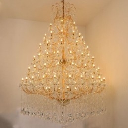 Designer Touch Decorative Luxury Crystal Chandelier Decoration Ceiling Light With 96 Lights