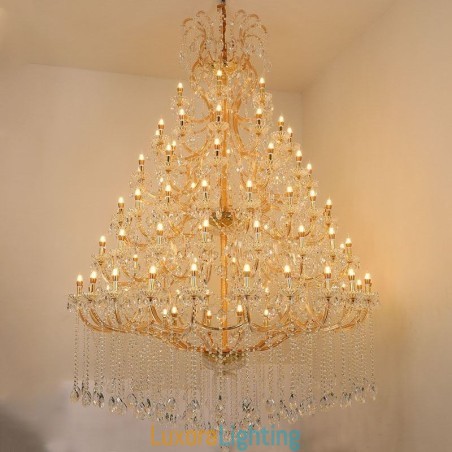 Designer Touch Decorative Luxury Crystal Chandelier Decoration Ceiling Light With 96 Lights