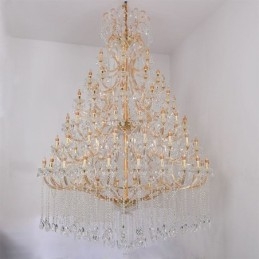 Designer Touch Decorative Luxury Crystal Chandelier Decoration Ceiling Light With 96 Lights