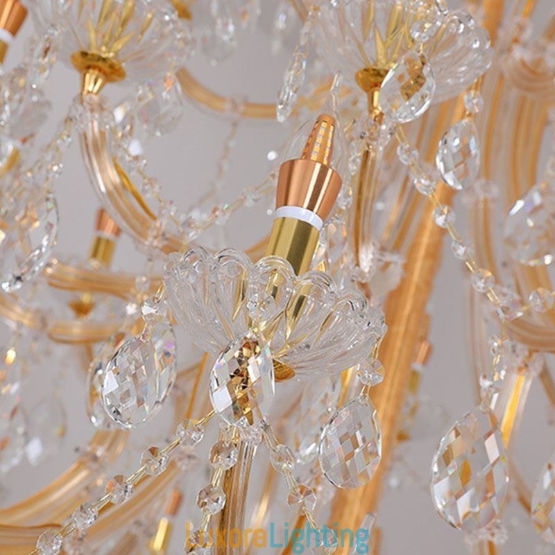 Designer Touch Decorative Luxury Crystal Chandelier Decoration Ceiling Light With 96 Lights