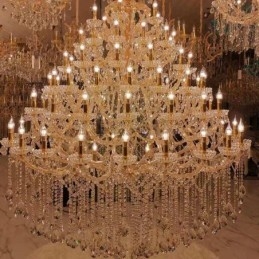Designer Touch Decorative Luxury Crystal Chandelier Decoration Ceiling Light With 96 Lights