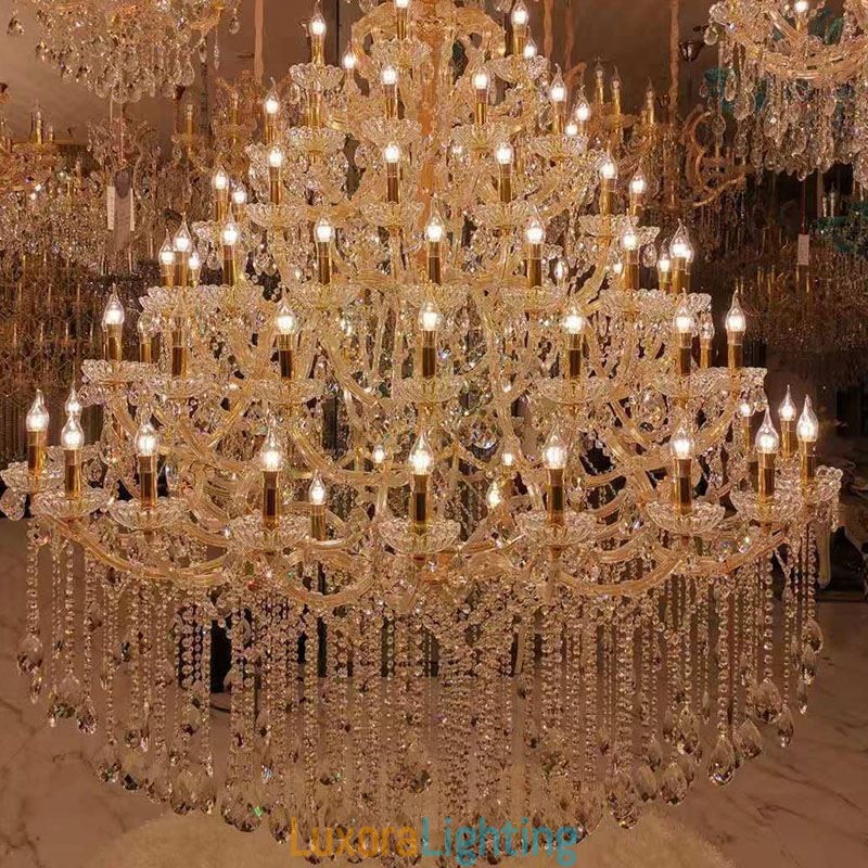 Designer Touch Decorative Luxury Crystal Chandelier Decoration Ceiling Light With 96 Lights
