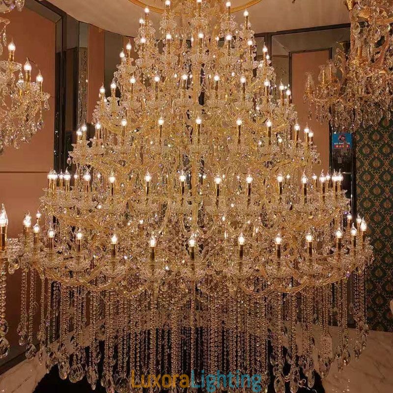 Designer Touch Decorative Luxury Crystal Chandelier Decoration Ceiling Light With 96 Lights