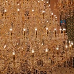 Designer Touch Decorative Luxury Crystal Chandelier Decoration Ceiling Light With 96 Lights